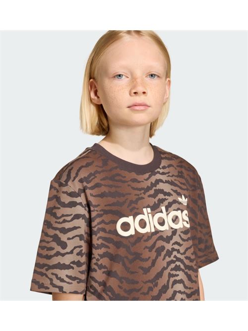 loose tee aop ADIDAS ORIGINAL | KD3212NBROWN